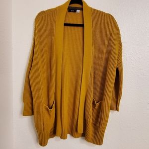 Mustard Knit Cardigan